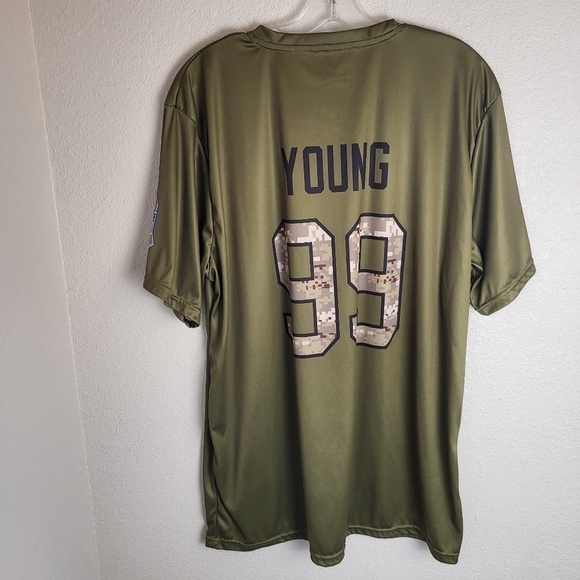 Washington Commanders Logo (Retired) Jersey Featuring Young #99 Size XXL - Picture 2 of 9